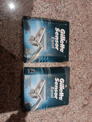 Gillette Sensor Excel Razor Blades - 20 Cartridges
