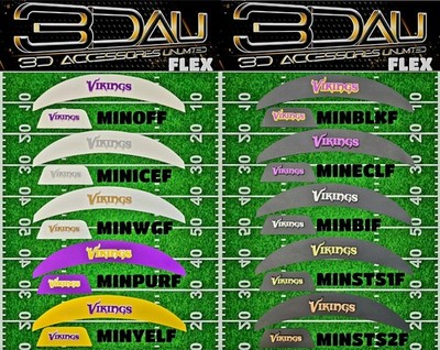 Minnesota Vikings 3D Front & Back SpeedFlex Bumpers