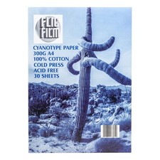 Flic Film Cyanotype A4 Paper, 30 Sheets