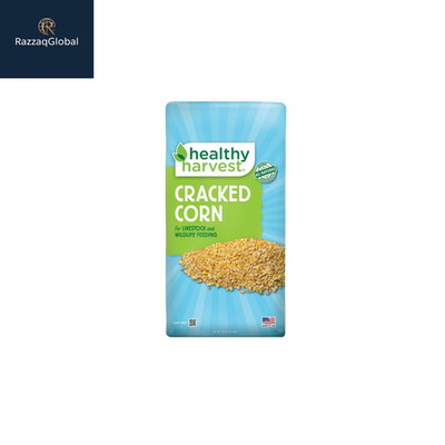 Healthy Harvest 40 lb Bag Cracked Corn for Poultry & Livestock