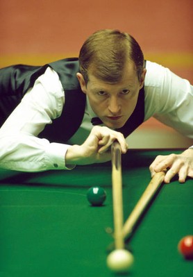 Steve Davis of Great Britain at the Embassy World Snooker Champion- Old Photo