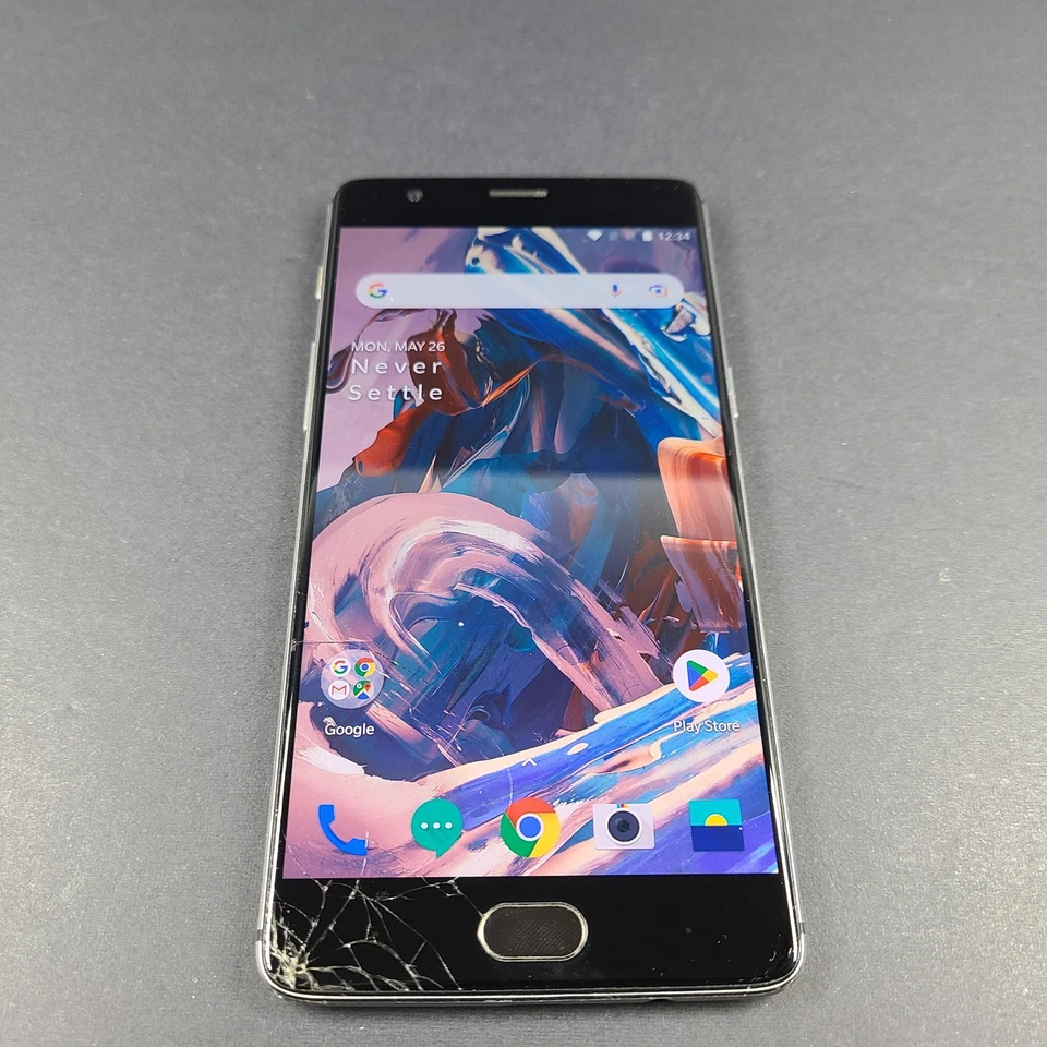 OnePlus 3 A3000 64GB 5.5" - Dual SIM Unlocked Android Smartphone - Gray - READ - Image 4 of 4