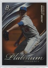 2019 Bowman Platinum Wal-Mart Presence Orange Foil /25 Jacob deGrom #PP-11 3hd