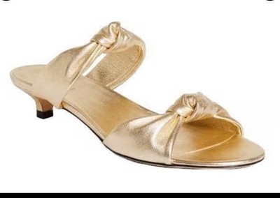 LE MONDE BERYL Knot Kitten Heel Sandal Sz 39 $570