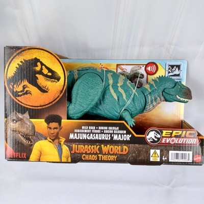 Jurassic World Chaos Theory: Wild Roar Majungasaurus Major NEW RARE