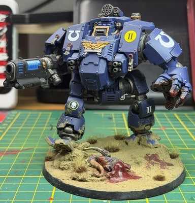 Warhammer 40k Space Marines Primaris Redemptor Dreadnought - Paint Ultramarines