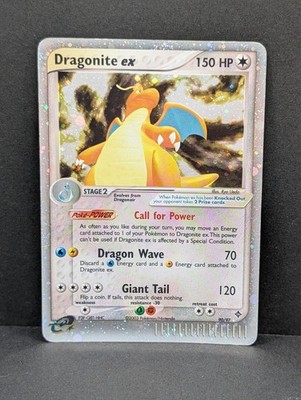 Dragonite ex 90/97 Dragon Holo Ultra Rare Pokemon TCG Nintendo e-reader ...