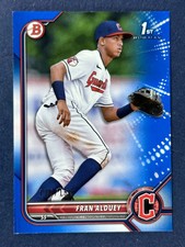 2022 Bowman Prospects Blue #BP-39 Fran Alduey Cleveland Guardians /150 RC