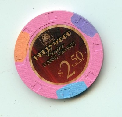 2.50 Chip from the Hollywood Casino Charles Town West Virginia