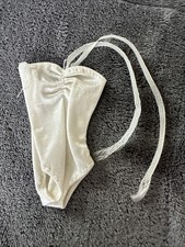 Vintage Barbie Doll Island Fun White Swimsuit 4061 1987 Swim
