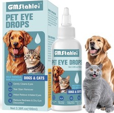 Pet Eye Drops for Dogs  Cats   Soothe Eye Infections,Allergies, Relieve Dogs