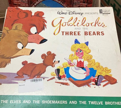 Walt Disney Goldilocks & Bears LP DQ-1250 1963