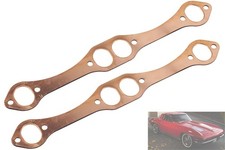 Sbc Copper Header Gaskets Ph306 Oval Port Exhaust Manifold Gaskets 2 Pcs Sbc Copper Header Gaskets Ph306 Oval Port Exhaust Manifold Gaskets 2 Pcs