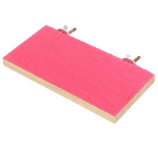 Wood Bird Perch Platform Cockatiel Playground Parrot Cage Accessories Toy