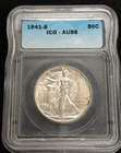 1941 S ICG - AU58 50C Walking Liberty Half Dollar   TP 10244