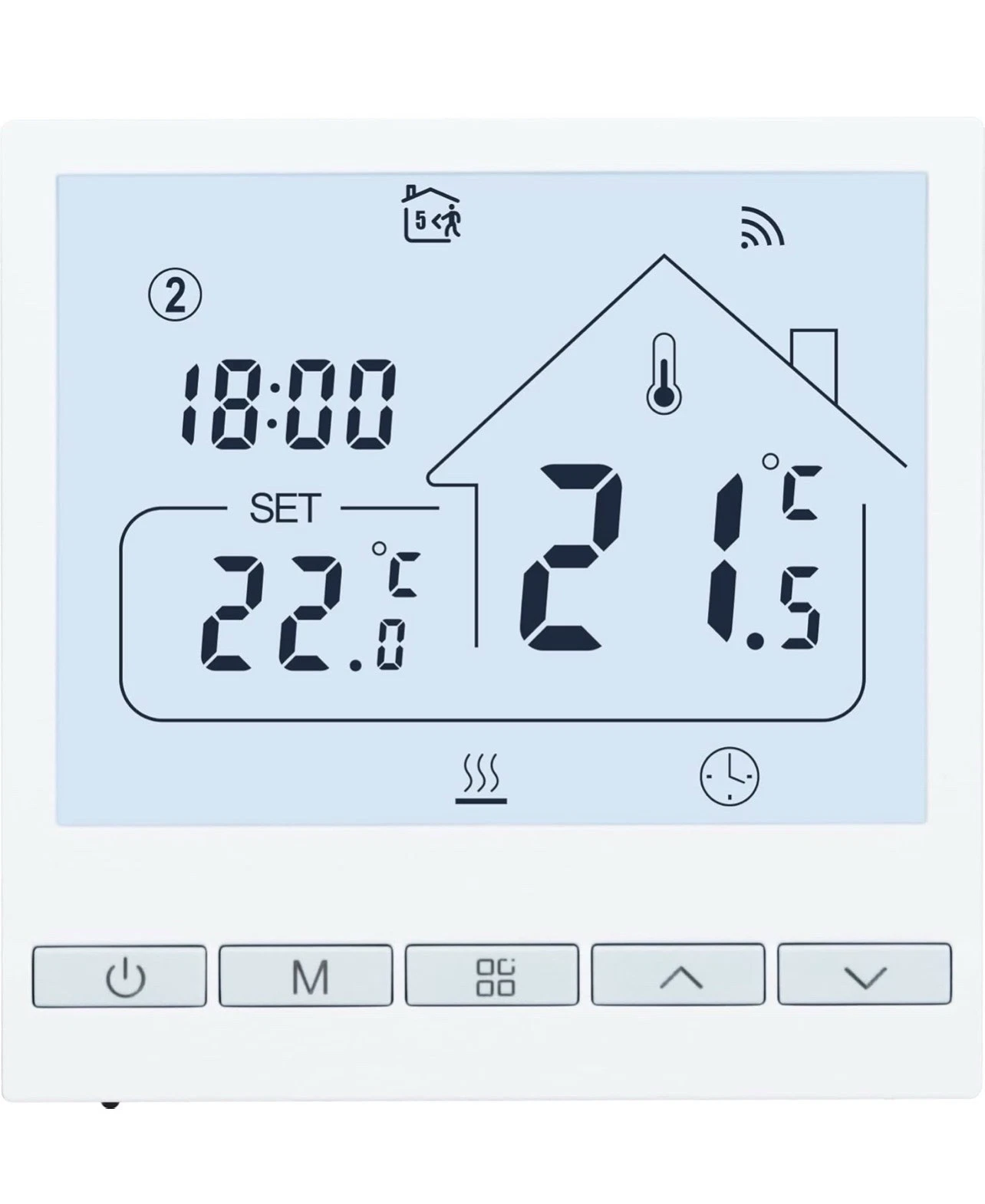 WiFi Wall Smart Room Thermostat for Water Based Underfloor Heating Programmable