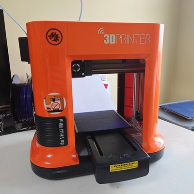 Da Vinci Mini Wireless 3D Drucker - Orange/Schwarz Ersatzteile ungetestet