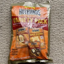 Hot Hands Variety Pack 5 Hand Warmers 5 Super Warmers 3 Toe Warmers EXP 02/27