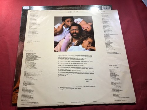 I2-76 TEDDY PENDERGRASS Love Language ... 1984 ... 60317-1 - RECORD - R&B / SOUL - Imagen 7 de 8