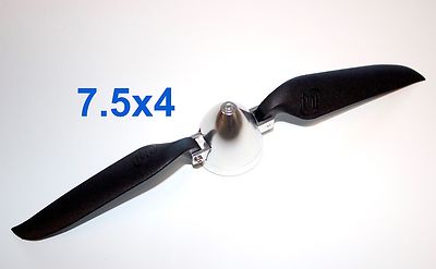 1 Set 7.5x4 Folding Propeller Assembly Aluminum Alloy Spinner (2.3mm)  US SHIP