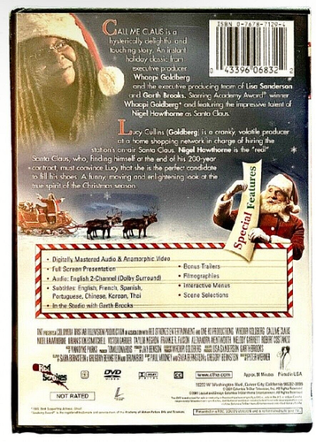 Call Me Claus - Whoopi Goldberg (DVD 2001) 1H 30M NR - Sealed - Picture 2 of 2