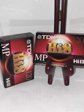 TDK Hi8 mp120 Cassette Tapes - Set Of 2