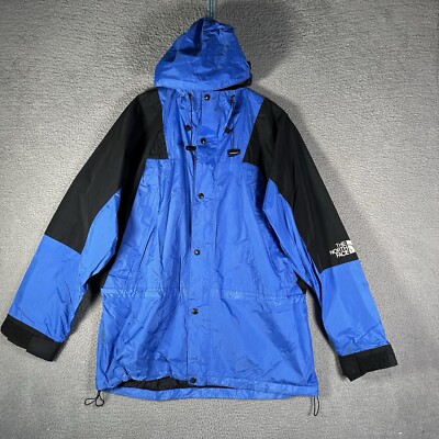 The North Face Ski Jacket GORE TEX VTG Snow Blue USA Shell Snowboard Mens L