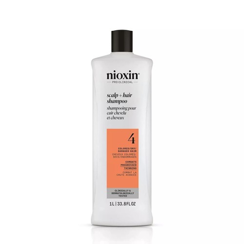 Nioxin System 4 Cleanser Shampoo and Scalp Therapy Conditioner 33.8oz Set / Dou - Picture 3 of 4