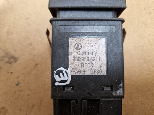 2001-2005 VW PASSAT B5 DEMISTER SWITCH 3B0959621C - Picture 2 of 3