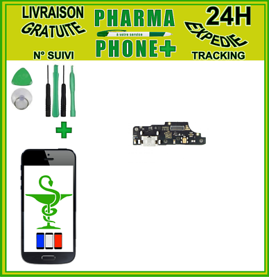 Connecteur De Charge + Micro Pour Motorola Moto E30 - Lot Avec Outils - Neuf D'origine