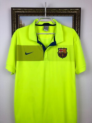 Vintage Nike FC Barcelona Football Shirt Soccer Jersey Mens