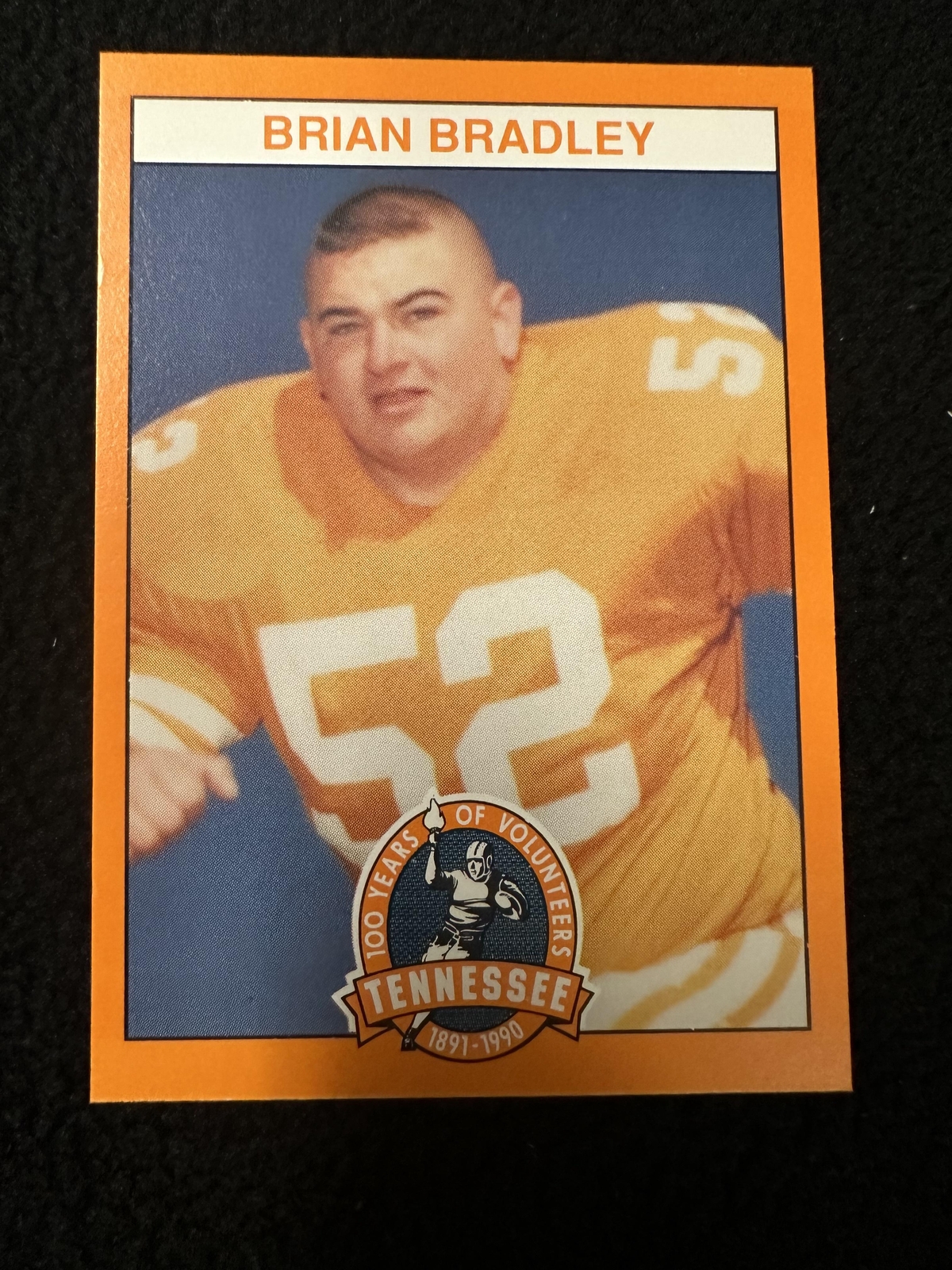 1990 Tennessee Volunteers Centennial #49 Brian Bradley