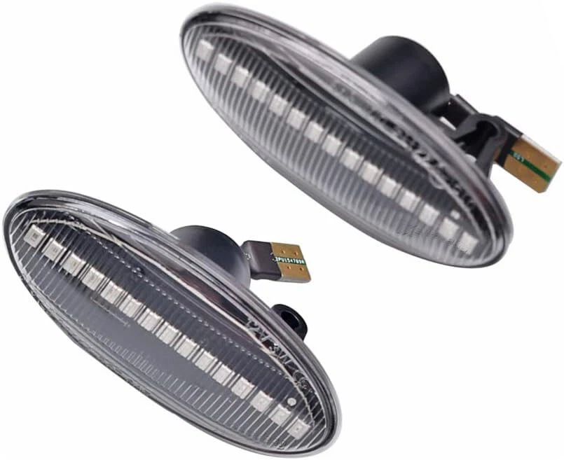 2x Intermitentes laterales transparentes para Smart Forfour W453 14+ | Nissan Juke 10-14 Foto 3 de 4