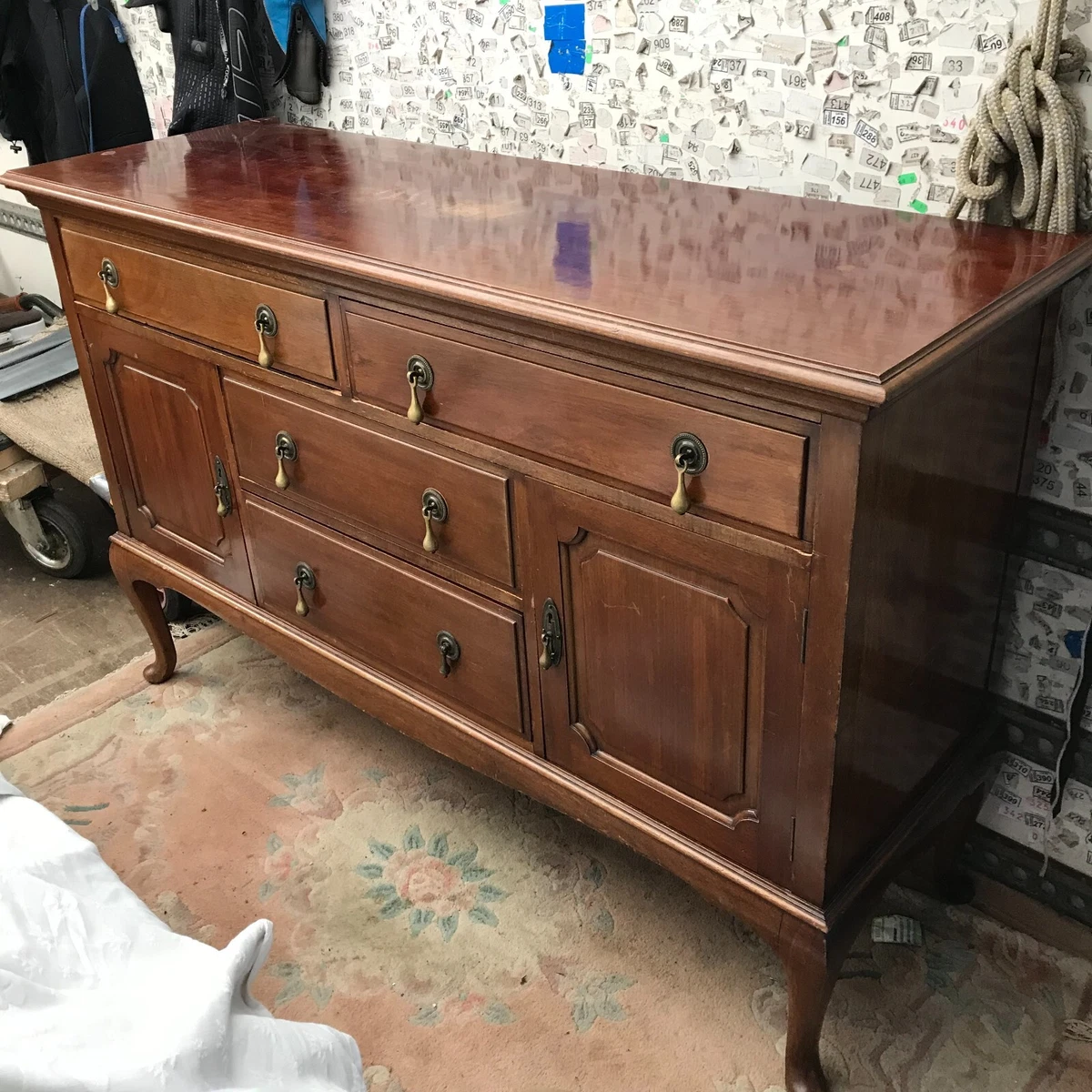 Lockable sideboard on sale