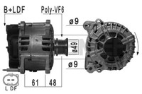 Messmer Lichtmaschine Generator 140A 14V FüR VW Multivan V 2.0 Bitdi