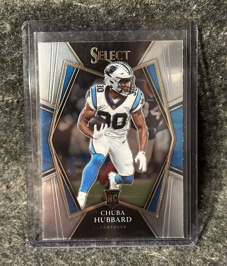 2021 Panini SELECT Chuba Hubbard #176 Premier LEVEL Base Rookie Rc Panthers