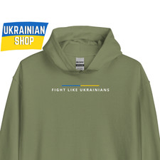 Zelenskyy Fight Like Ukrainians Hoodie Ukrainian President Hoody Sweatshirt Mens