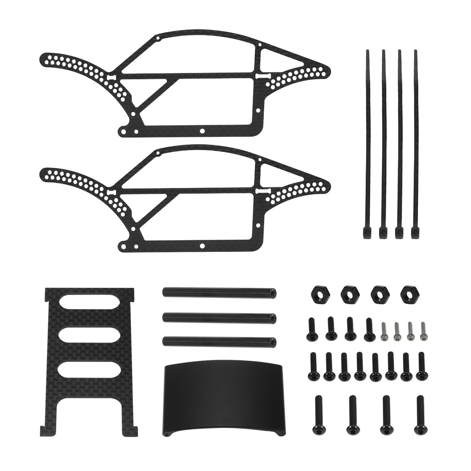 RC Car Chassis Kit Frame Girder For Traxxas TRX4M 1/18 RC Rock Car Upgrade Part