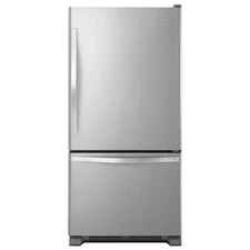 Whirlpool 30-inch wide 19 cu. ft. Bottom Freezer Refrigerator - WRB329RFBM