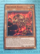 CIBR-EN017 Krawler Axon Yu-Gi-Oh Card 1st Edition New