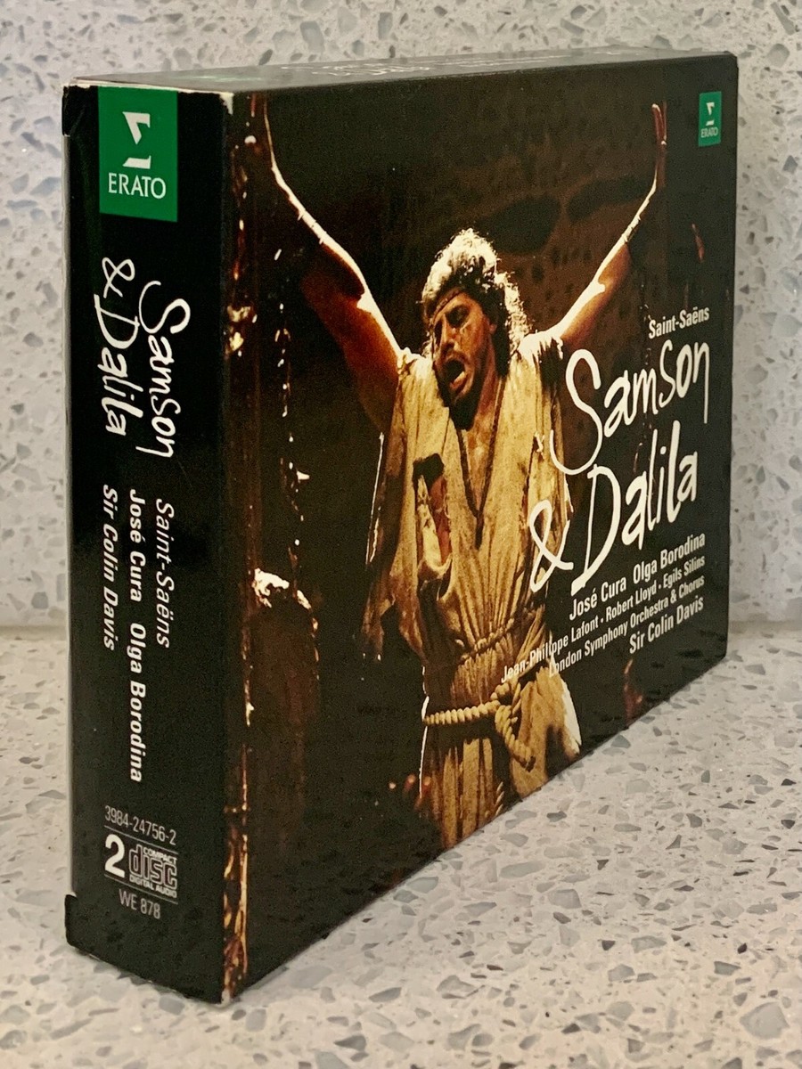 Saint-Saens - Samson & Dalila - Cura, Borodina, LSO & Chorus, Sir Colin Davis. 2xCD German Erato – 3984-24756-2 Saint-Saens - Samson & Dalila - Cura, Borodina, LSO & Chorus, Sir Colin Davis. 2xCD German Erato – 3984-24756-2