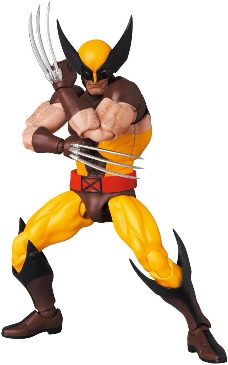 MEDICOM TOY MAFEX No.138 WOLVERINE BROWN COMIC Ver. new free