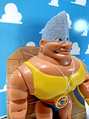 NEW Disney Pixar Toy Story Rocky Gibraltar Weightlifter Action