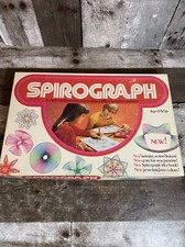 1972 Spirograph Drawing Art Craft Simple And Fascinating Way To Draw By Kenner