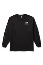 PRIMITIVE Men's L/S Shirt LIFE FOREVER - Black  Size Large - NWT - LAST ONE LEFT