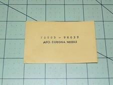 Thermo Finnigan MAT GC/MS LCQ APCI Corona Needle 70005-98033 Sealed New Product