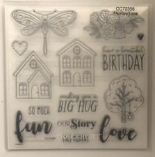 CTMH Stamp Set MEMORY LANE CC72356 New  Stamps Only     Sale 