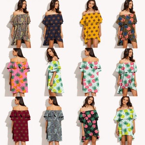 off shoulder boat neck dress