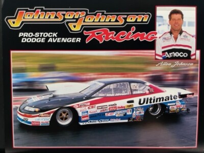 VRHTF NHRA AWESOME ''ALLEN JOHNSON AMOCO ULTIMATE PRO STOCK DODGE'' HAND OUT