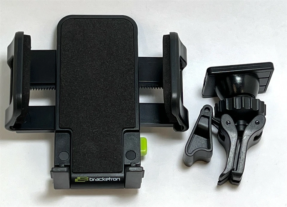 Bracktron - Suporte de carro TripGrip/montagem de ventilação de ar para celulares/GPS - Preto - Imagem 2 de 3